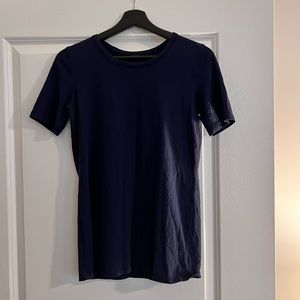 Lululemon Navy Blue short Sleeve T-Shirt